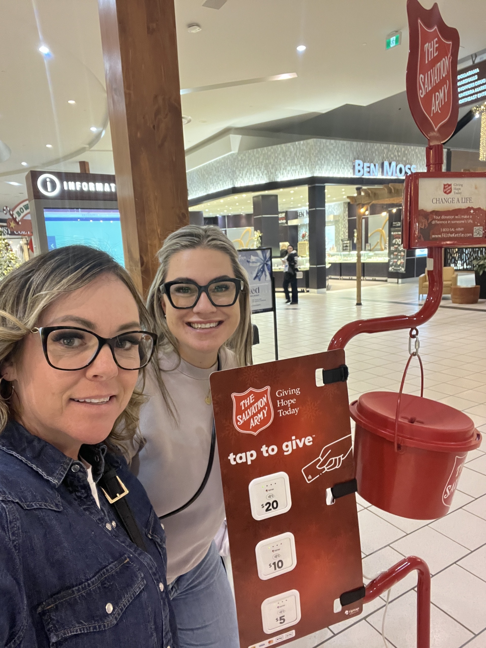 Central Alberta Mortgage Brokers participating in the Red Deer Christmas Kettle Campaign