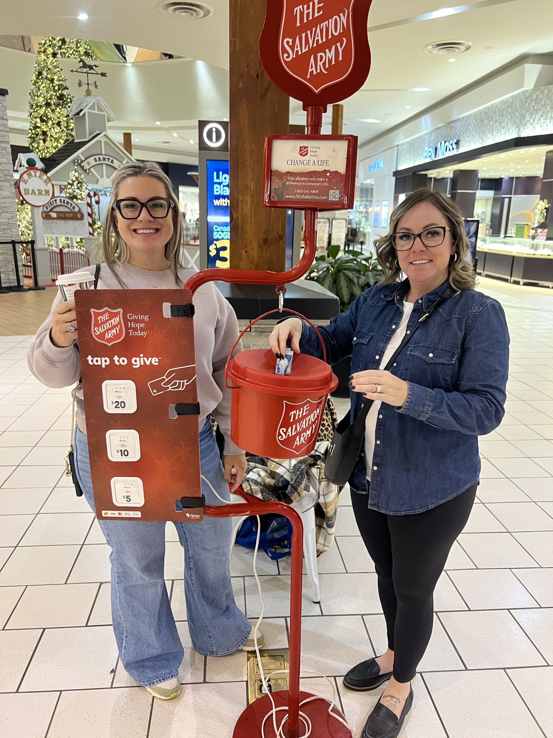 Central Alberta Mortgage Brokers participating in the Red Deer Christmas Kettle Campaign